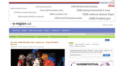 Desktop Screenshot of e-region.cz